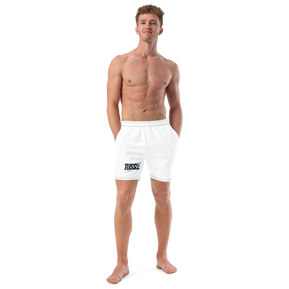 Tussle Swim Shorts - White