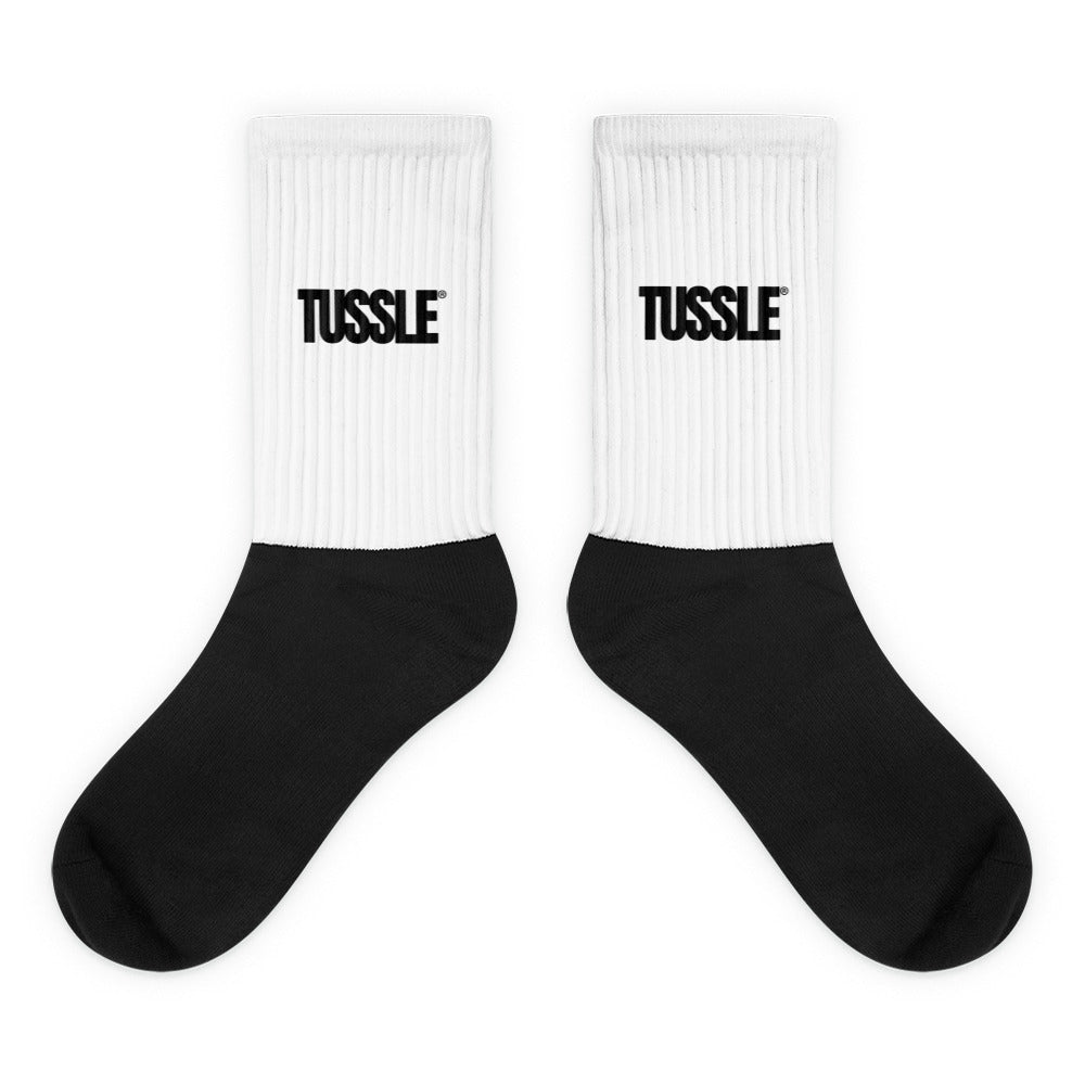 Tussle Socks - White / Black