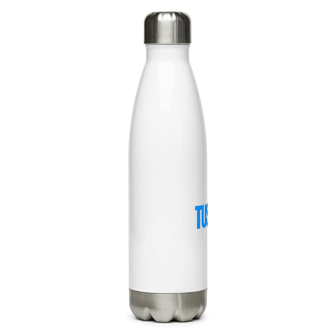 Tussle Stainless Steel Water Bottle - White / Blue