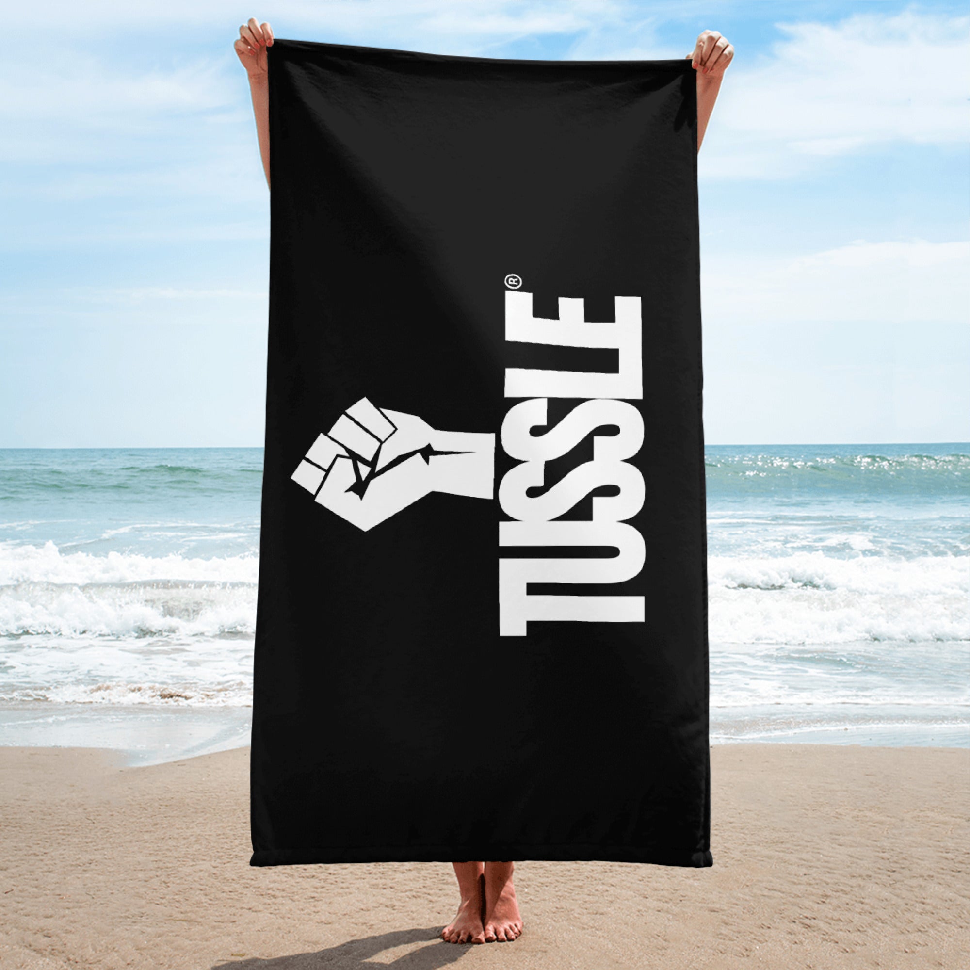 Tussle Fist Towel - Black