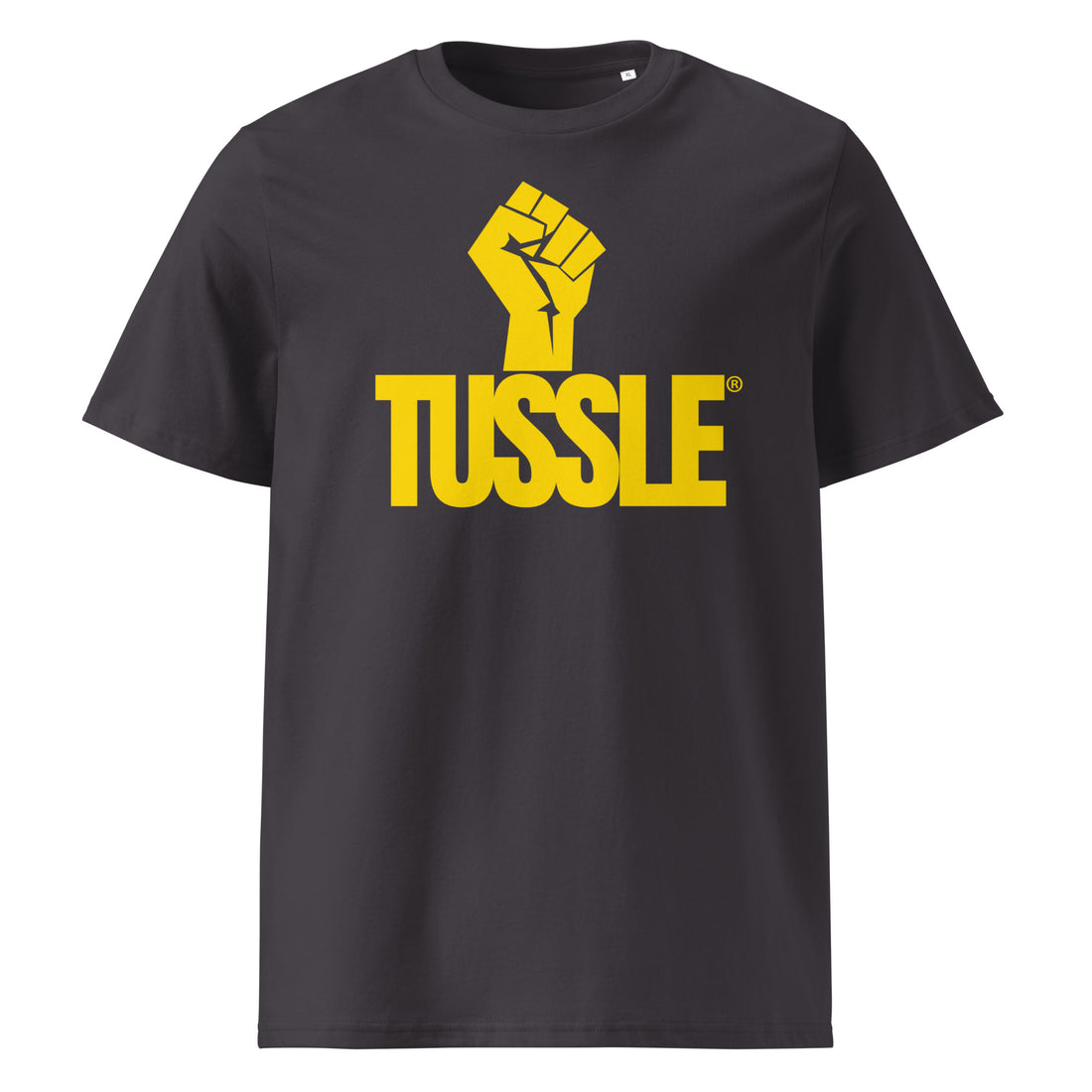 Tussle Yellow Hand Unisex Organic Cotton T-Shirt